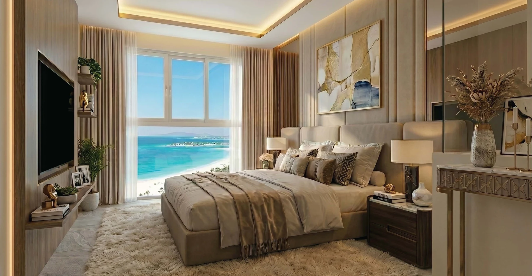 Bedroom in a LOVE IT Wongamat residence