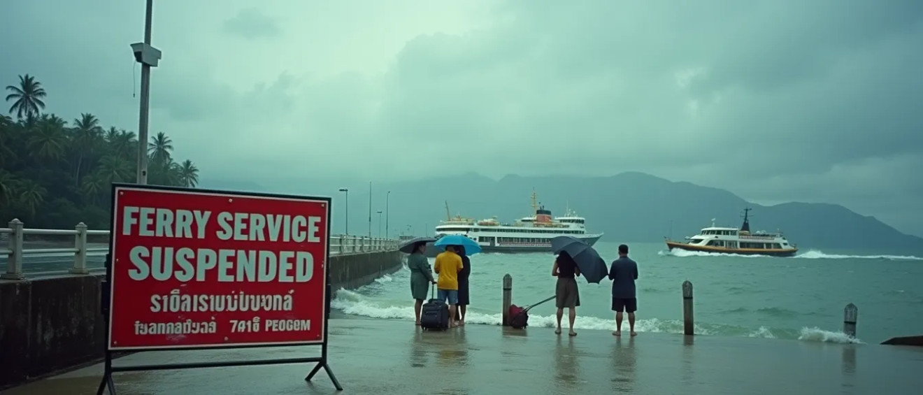 Storm Warning in Thailand: Ferries Suspended, Cold Spell in the North — My Thai Home Thailand guide