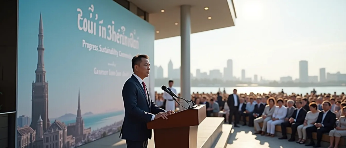 New Chonburi Governor Pakarathon Tienchai Addresses the Public — My Thai Home Thailand guide