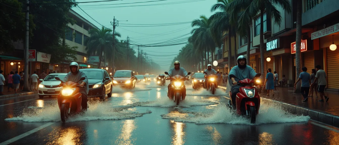Heavy Rain Paralyzes Traffic in Pattaya: July 2025 Update — My Thai Home Thailand guide