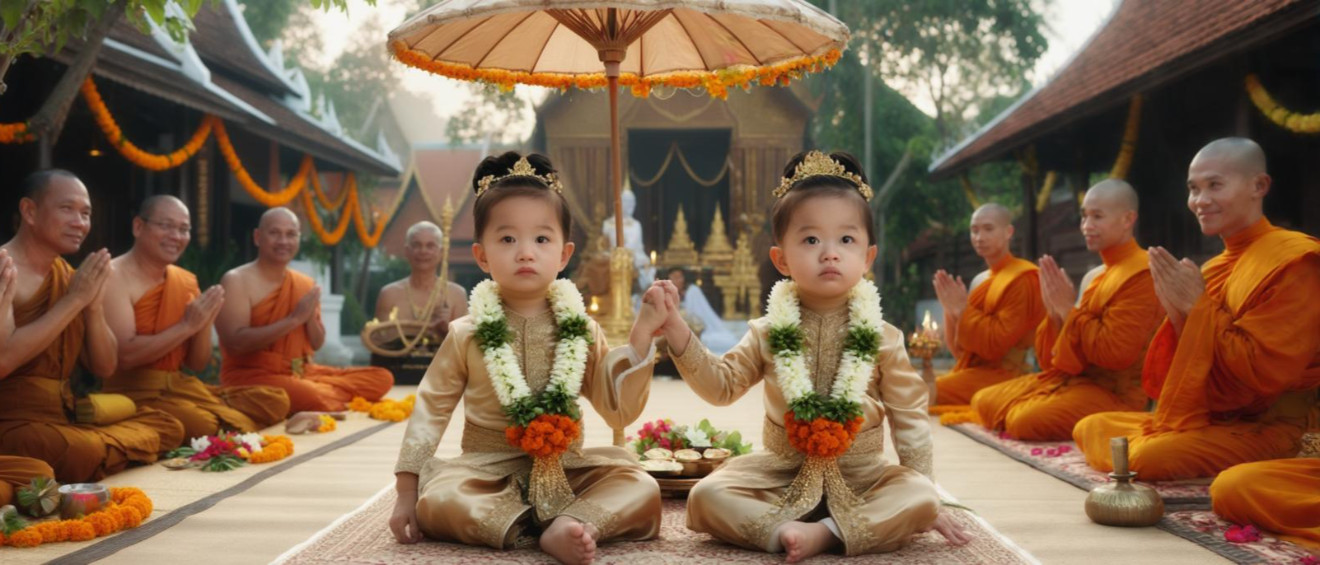 Traditional Wedding of 3-Year-Old Twins in Thailand: A Modern View on the Ritual — My Thai Home Thailand guide