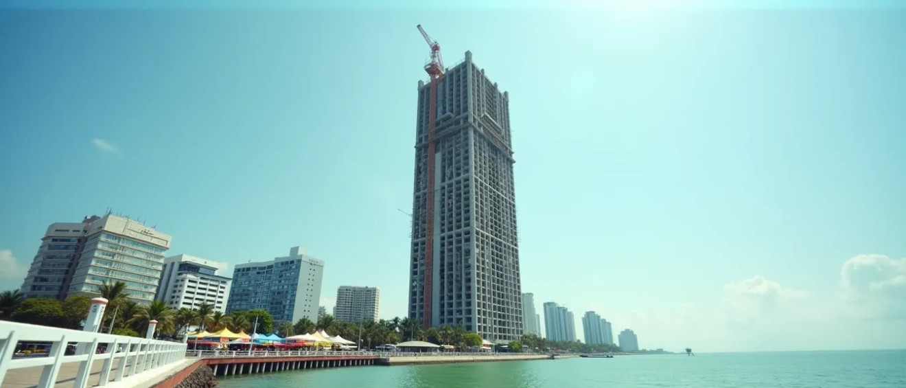 Controversial Skyscraper at Bali Hai Pier in Pattaya: Current Status of Waterfront Suites — My Thai Home Thailand guide