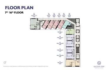 Floor plan · 6th–16th floors
