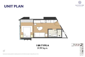 Type A · 1 bedroom · 31.99 m²