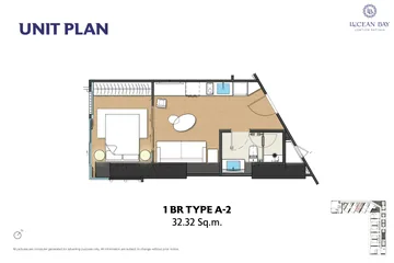 Type A-2 · 1 bedroom · 32.32 m²