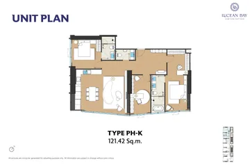 Type PH-K · penthouse · 121.42 m²
