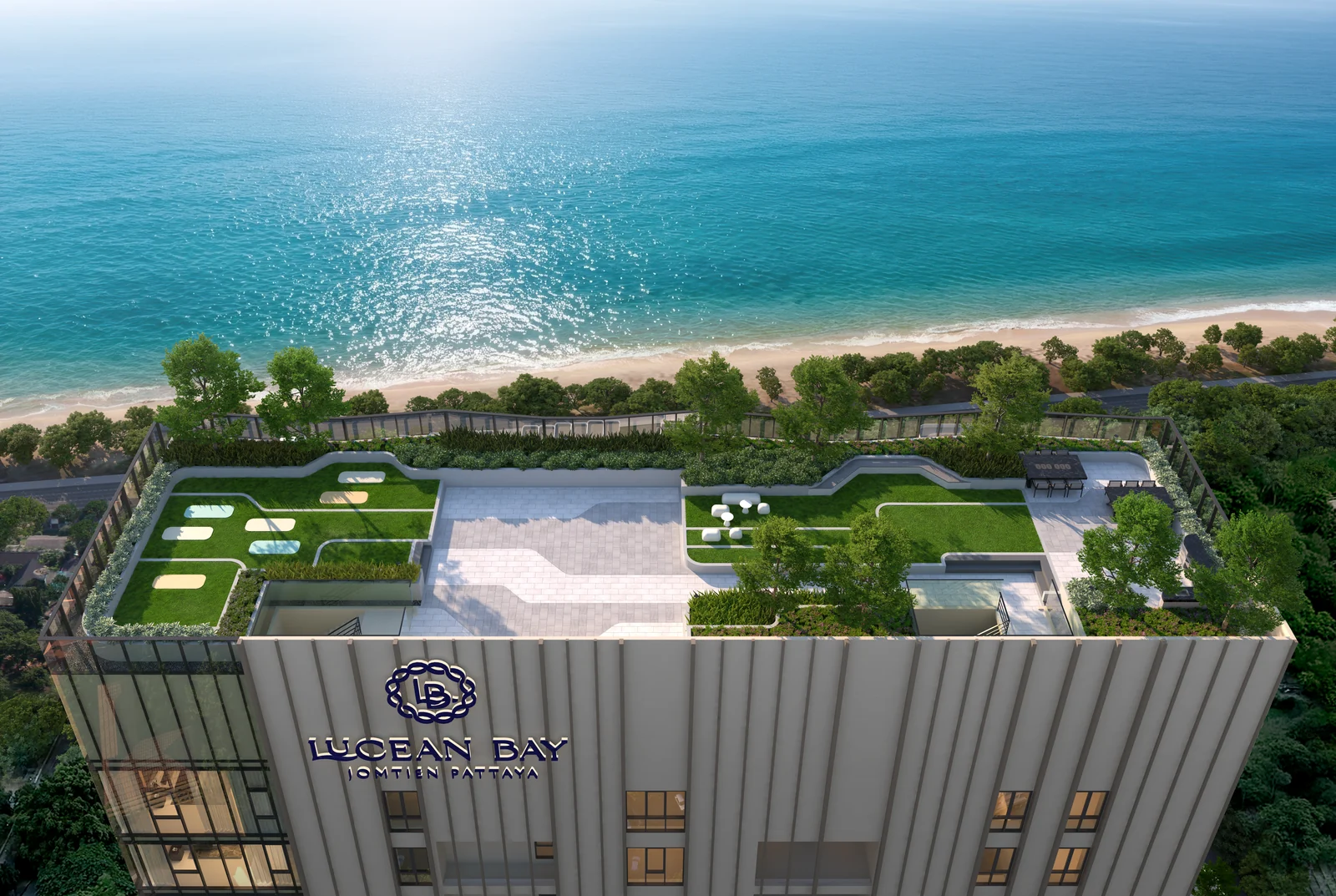 LUCEAN BAY · Upper-terrace view